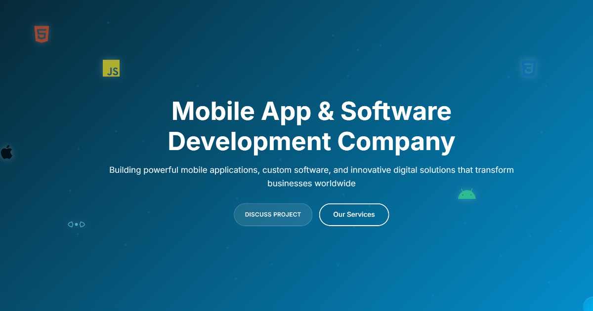 Custom Software & Mobile App Development | Aunimeda